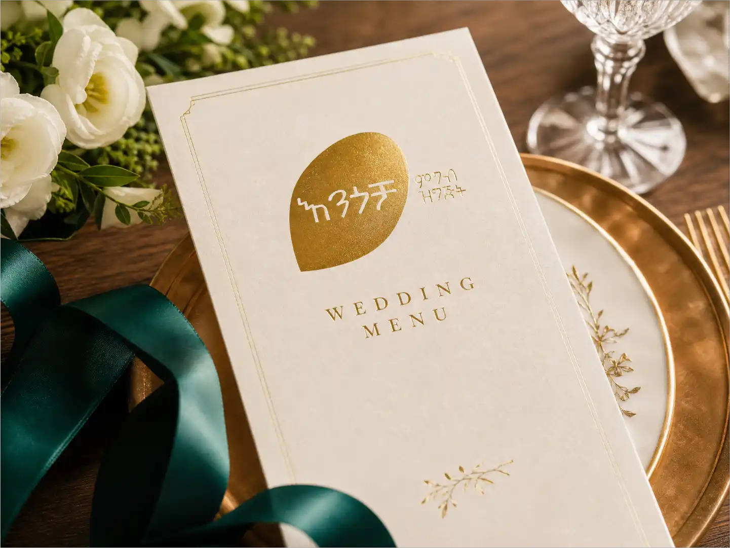 Engocha catering collateral
