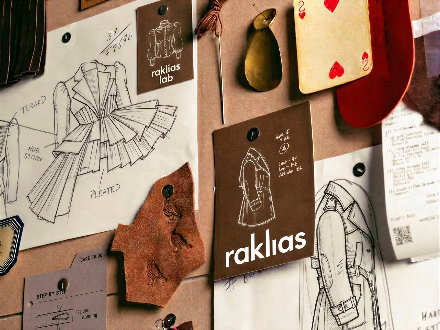 Raklias typography and color guidelines